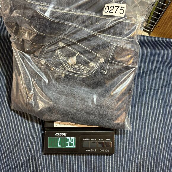 Earl Jean Jeans Women 10P Bootcut Embellished Pockets Rhinestone Bling Denim - Picture 9 of 9